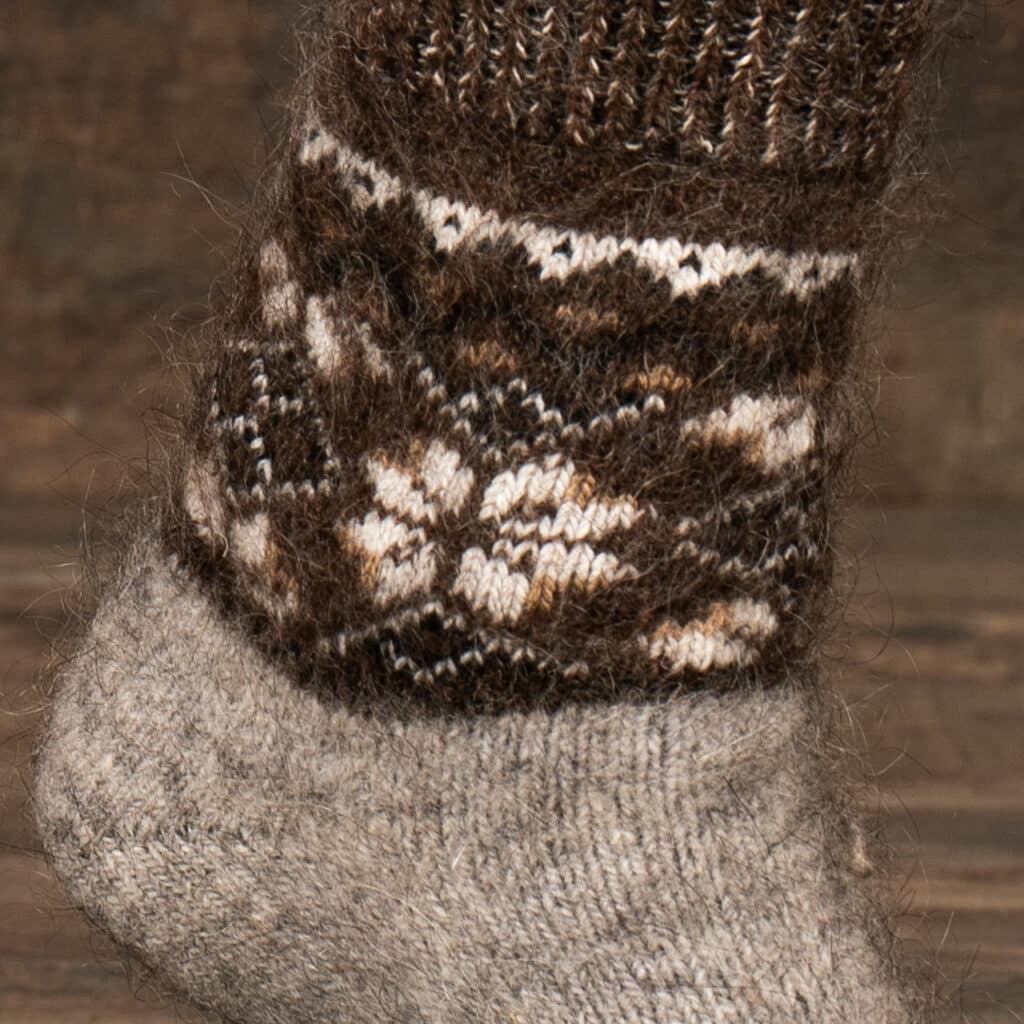 Geitenwollen sokken - Loktev