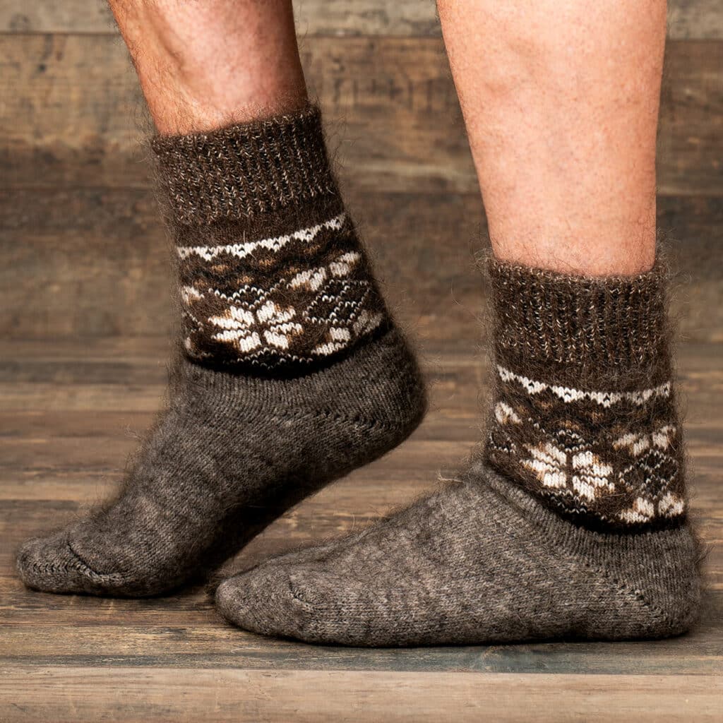 Geitenwollen sokken - Loktev
